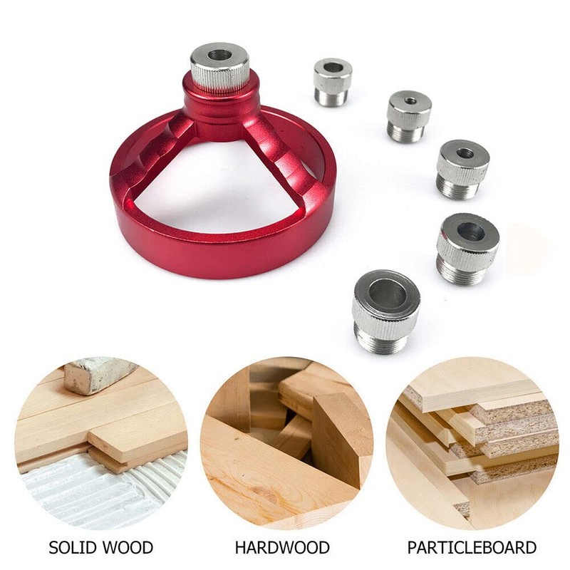 Positioning Kit, Self Centering Drill Bit Guide Jig, 6//7/8/9/10mm Centering