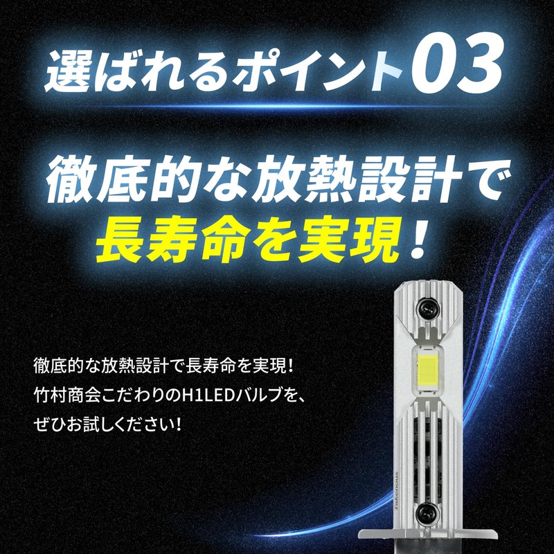 Takenous Truck Bastard Takemura Shokai 24V H1 LED High Beam