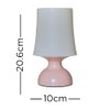 MiniSun | Wireless LED Pink Touch Table Lamp with a