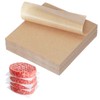sourcing map 500 Pcs Unbleached Parchment Paper Baking Sheets Squares,