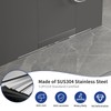 Bernkot Linear Wall Drain 24’’, 304 Stainless Steel Side Drain