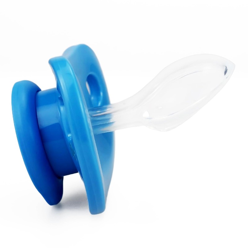 WhisperWilds Adult Sized Pacifier Unicorn Pattern Cute Printed Blue