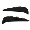 Gloss Black Front Bumper Fog Grille Ari Vent Cover Trims