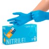 100 Guantes de Nitrilo Azul Safety Zone - Alta Calidad