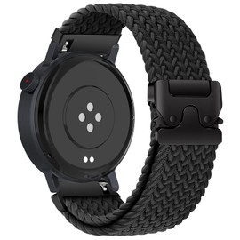 [AiMaoo] Bands, Compatible with CMF by Nothing Watch Pro 2 Replacement Strap, Elastic Nylon Parachute Buckle Braided Band for Men Women CMF by Nothing Watch Pro 2 (Black)