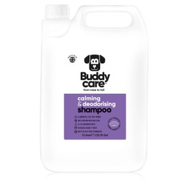 Calming & Deodorising Dog Shampoo by Buddycare | Lavender Scented | with Aloe Vera and Pro Vitamin B5 (169.07oz)
