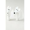 DECORA 100 x White Wooden Mini Clothes Pegs 3.5cm