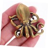 Mipcase Octopus Shape Squid Door Handle Copper Decorative Handles for