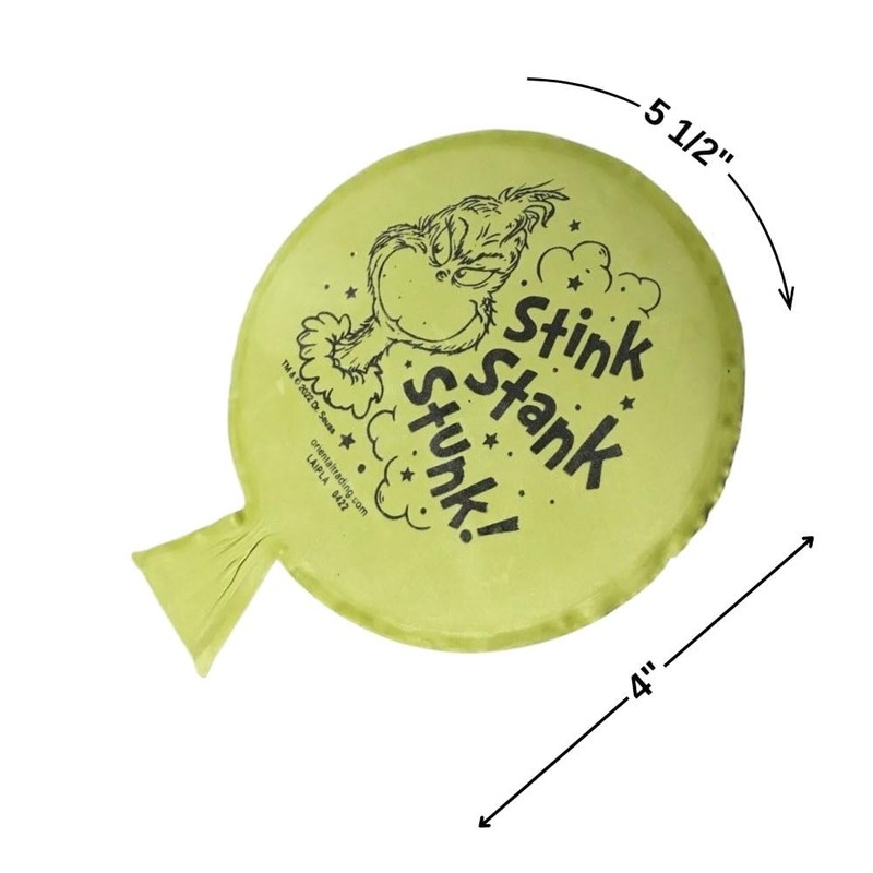 Fun Express Dr. Seuss The Grinch Mini Green Rubber Whoopee