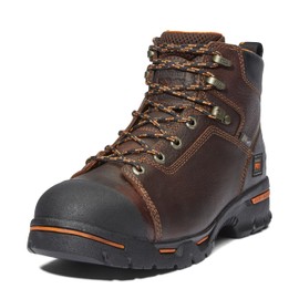 Timberland PRO Men's Endurance 6 Inch Steel Safety Toe Puncture Resistant Industrial Work Boot, Briar Brown, 8M