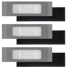 Ecovacs 3 Pack Ecol Bucks Filter Compatible with DEEBOT OZMO 920 950 750 T8 T9 N8 N7 Series