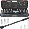 TECPO Torque Wrench Set 1/2 Inch, 50-350 Nm, 72 Teeth