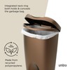 Umbra 084200-125 , Bronze Brim Large Kitchen Trash Stainless Steel