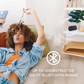 Bluetooth Speaker, up to 100 ft Wireless Range, Plays All Day, Portable Small Sp