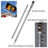 Sports Flags Pennants Company Aluminum 6' Foot Spinning Silver Flagpole