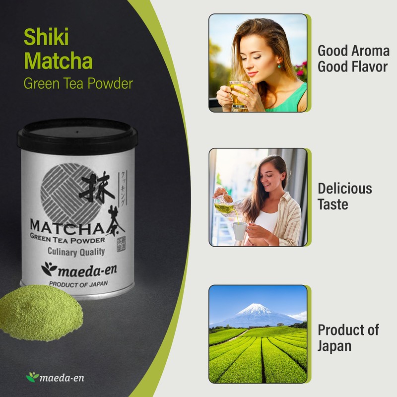 MAEDA-EN Shiki Matcha Green Tea Powder 28g Japanese Origin 100%