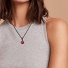 COAI Women's Men's Necklace with Gemstone Lucky Ball Pendant, Stone,