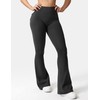 YEOREO CoreFlex Flare Leggings with Pockets for Women Scrunch Workout