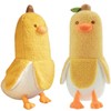 Homehalo Banana Duck Plush Toy, Banana Duck, Plush Toy, Fluffy,