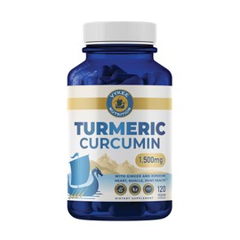 Vykee Nutrition Turmeric Curcumin 2,000mg with Ginger & Piperine – High Potency 95% Curcuminoids, Enhanced Absorption, Joint & Inflammatory Support – Vegan, Non-GMO, 120 Capsules