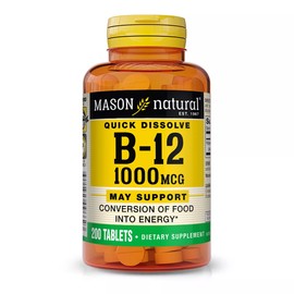 Mason Natural Vitamin B12 1000 mcg w/ Calcium Ext Release - 200 Tablets