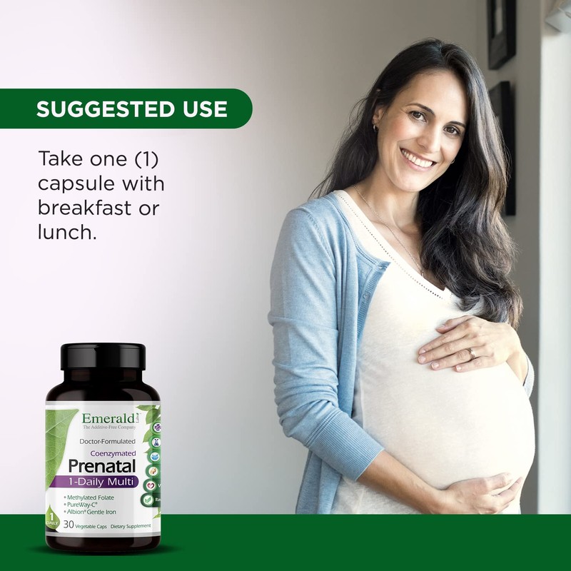 EMERALD LABS Prenatal 1-Daily Multi - Prenatal Multivitamin with Methylated