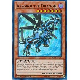 Yu-Gi-Oh! - Absorouter Dragon - SDRR-EN005 - Super Rare - 1st Edition - Structure Deck: Rokket Revolt