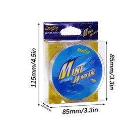 Fishing Line, Monofilament Fishing Lines, 0.14 mm / 100 m Strong Nylon Line, Transparent Fishing Line, for DIY Crafting Fishing, Crafts