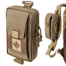 LIVANZ Tactical Backpack Accessories Pouch, Molle Accessories Shoulder Strap Attachment Pouches Utility EDC Phone Pouch Sport
