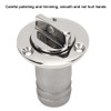 316 Stainless Steel Oval Garboard Drain Plug Vent Connector Fitting