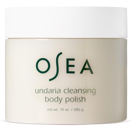 OSEA Undaria Cleansing Body Polish 10oz - Spa-Worthy AHA Body Exfoliator with Pumice and Undaria Seaweed - Nourishing Cleanser & Body Scrub - Clean Beauty - Vegan Body Care
