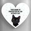 Global Designs Black Cat Home Protected Attack Cat Katie Pearson