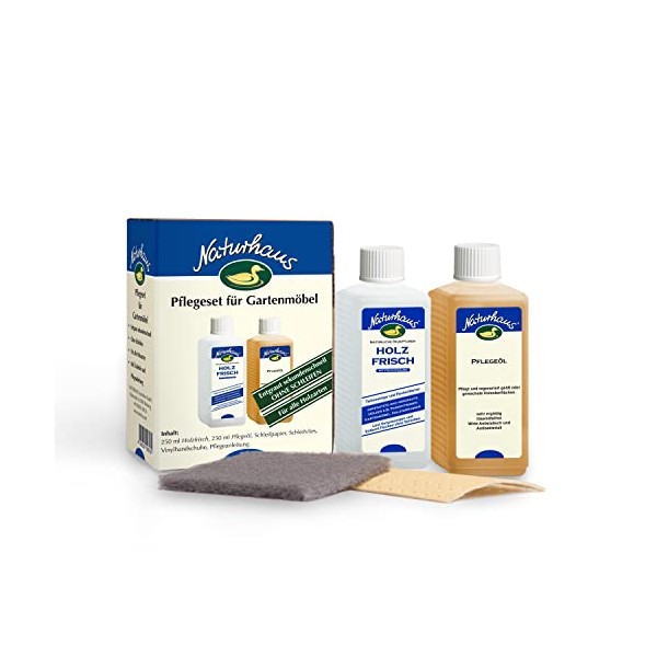 NATURHAUS NATURFARBEN Garden Furniture Cleaning and Maintenance Kit, 1 Piece,