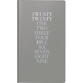 rido/idé Iridescent Pocket Planner 2 Pages = 1 Week, A6, 144 Pages, Balacron Cover, Dark Grey