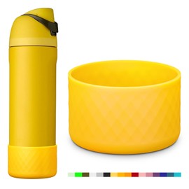 yoelike Silicone Boot for Owala Water Bottle 24 oz, Anti-Slip Protective Sleeve for FreeSip/Twist/Flip, Bottom Bumper Cover for Watter Bottle Accessories
