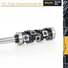 Akylin Carbide Insert Flush Trim Router Bit Top&Bottom Bearing with