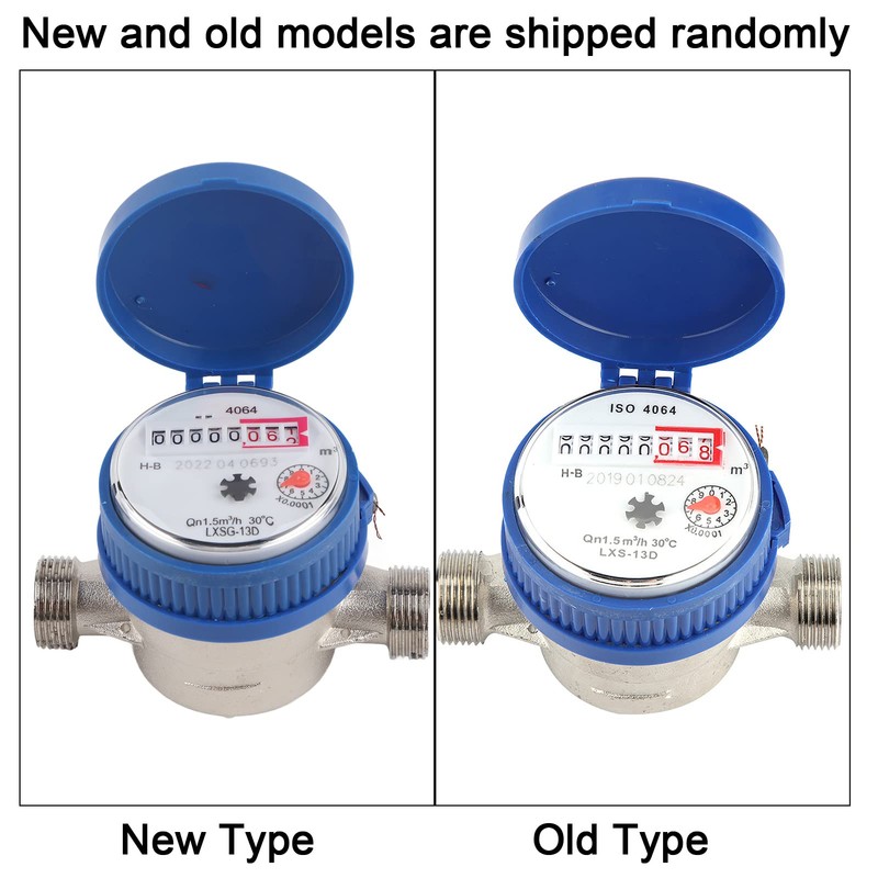 Water Clock 1/2 Inch, Water Clock Calibrated, Mechanical Water Meter,