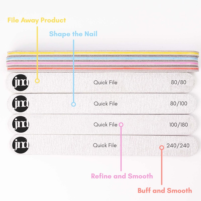 New* JND Professional Salon Grade Double Sided Emery Board Nail