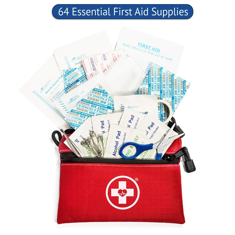 Swiss Safe 2-in-1 First Aid Kit for Car, Travel &