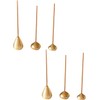 6Pcs Gold Mini Brass Incense Holder, Incense Cone Holder, Portable
