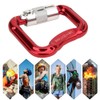 KN-20-7-6 Outdoor Carabiner Key Chain Clip Keyring Snap Hook Automatic