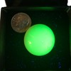 Curated Collectables Uranium Glass Collector Marble - #14 Burmese Pearl