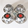 Chrome Wheel Hub Center Caps Replacement for F150 1980-1996 Truck