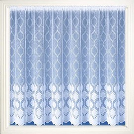 Maple Textiles Marseille White Net Curtains, Lace Curtain, Cut To Width (106cm 42'' Drop), MT/TT/MN