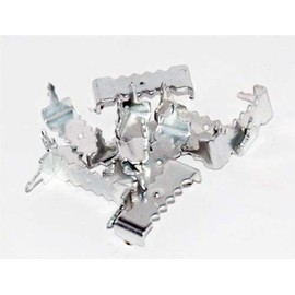 Small 1" No Nail Sawtooth Picture Hangers - Zinc Plated 100-Pack