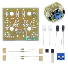 TVETE Soldering Practice Kit Flashing Lamp Electronic Circuit Board Tool DIY Electronic Project