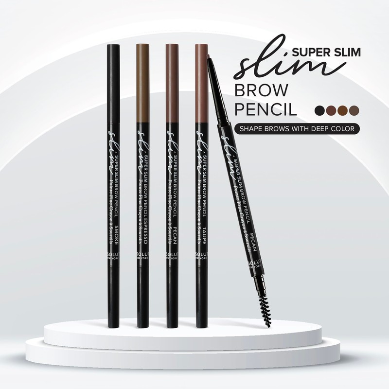 Absolute New York Super Slim Brow Pencil, Fine Point, Dual