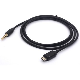 PIIHUSW Micro USB to 3.5mm Cable - Gold Plated 3 Pole 3.5mm Male to Micro B Male Car Aux Audio Extension Cord