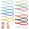DOPENSPI 75PCS Stretchy Puppy Collar for Litter, Adjustable Kitten Collars