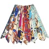 Pack of 10 Silk Scarves, 82 × 3.6 cm, High-Quality
